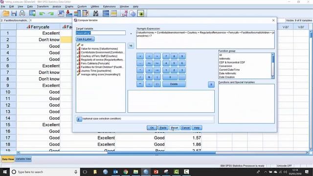 How to combine variables in SPSS Statistics смотреть онлайн
