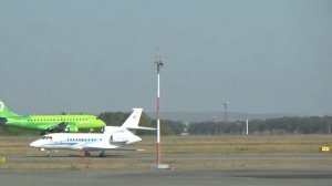 как взлетает самолет видео со стороны