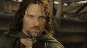 Арагорн ведет армию призраков в бой. HD