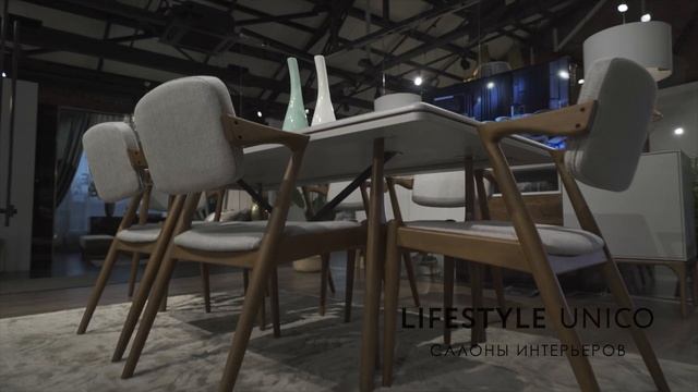 Интерьерные зоны в шоу-руме премиальной мебели LIFESTYLE UNICO