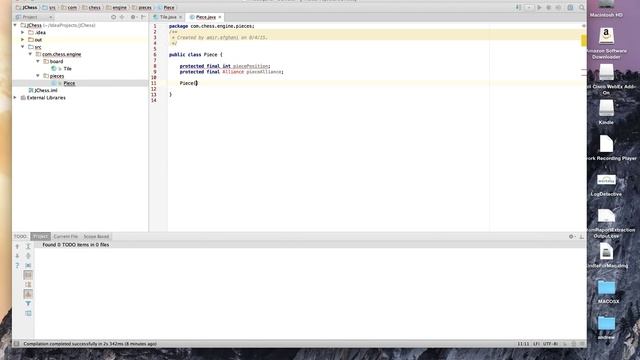 Java Chess Programming Video #3 Introduction to the Piece Class смотреть онлайн
