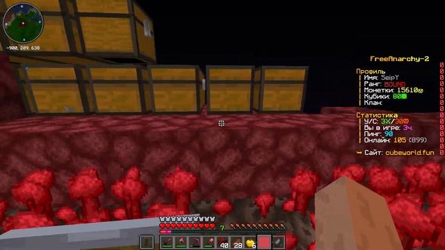 168 ЧАСОВ ВЫЖИВАНИЯ на АНАРХИИ в МАЙНКРАФТ! CubeWorld! Анархия Майнкрафт смотреть онлайн