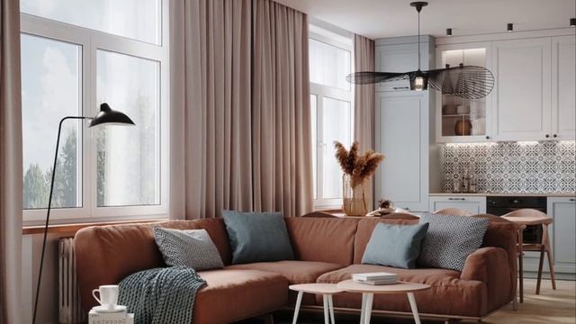 Дизайн кухни гостинной в современном стиле смотреть онлайн