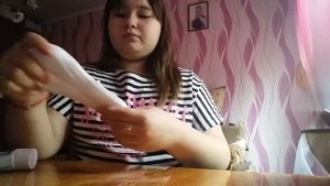 Делаю слайм. Как сделать настоящий полу баттер слайм. Яно4ка