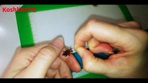 ШИШКИ ИЗ ПАЙЕТОК И БИСЕРА АВТОРСКИЙ МК ЧАСТЬ.1 от Koshka2015 - цветы из бисера, бисероплетение Bea