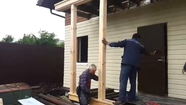 Столбики на крыльцо.mp4 смотреть онлайн