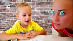 Bad Kids Magic Fidget Spinner Hypnotize Mommy! Family fun toys for kids!.mp4
