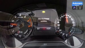 АУДИ RS3 367 лс 2016 разгон от 0 250 км ч