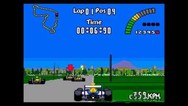 Nigel Mansell's World Championship Racing [1080p60] | Час игры