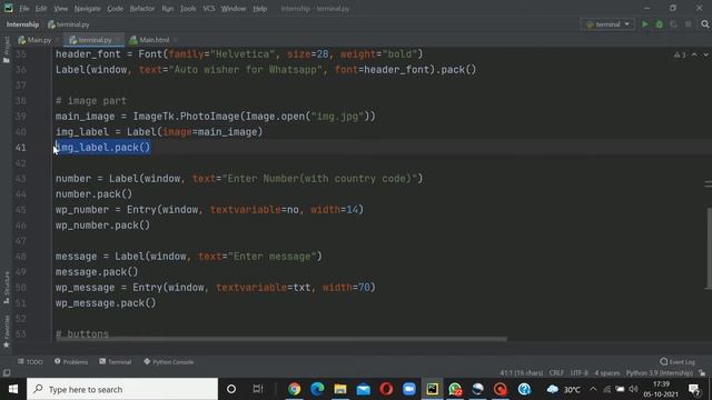 Python Internship Project || Monsoon Internship Program ||The Intern Academy || Whatsapp Auto Wishe
