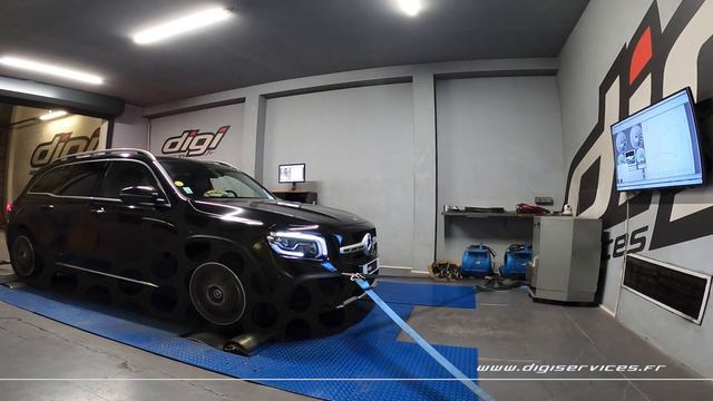 Mercedes GLB 200D 150cv AUTO Reprogrammation Moteur @ 206cv Digiservices Paris 77 Dyno смотреть онлайн
