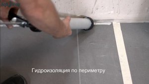 Монтаж мягкого пола для душа SoftTray над уровнем пола. Пол в душевой без поддона