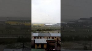 Сильный град в Ханты-Мансийске