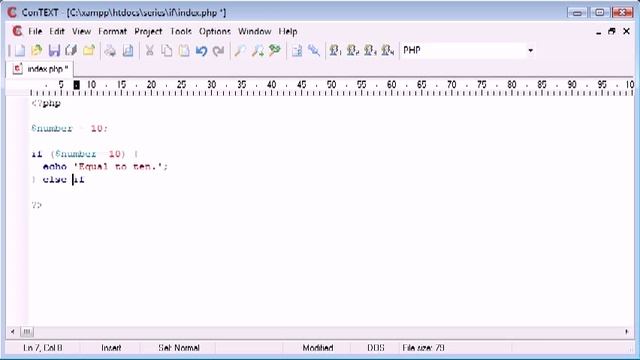 PHP Tutorial for if _ else if Statement смотреть онлайн