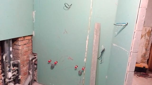 Гипсокартон на стену ,поклейка, некоторые секреты и тонкости. смотреть онлайн