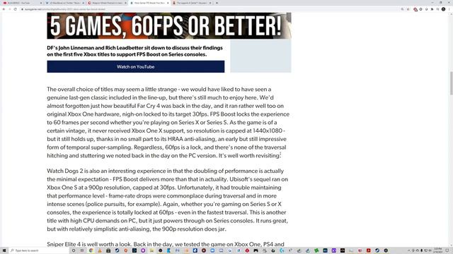 Xbox FPS Boost Backward Compatible Games to 60120FPS While Nintendo Sells 10 Year Old Games For 6
