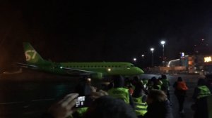Первый рейс S7 Airlines Новосибирск - Уфа