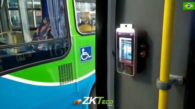 Биометрические терминалы с контролем температуры в общественном транспорте (Бразилия)
