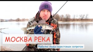 Москва Река, рыбалка перед нерестовым запретом, весна 2022