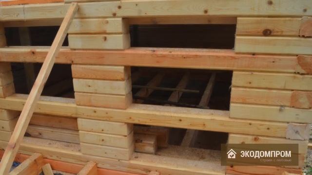 Видео отзыв о строительстве дома по проекту СД-50 от компании "Экодомпром" смотреть онлайн