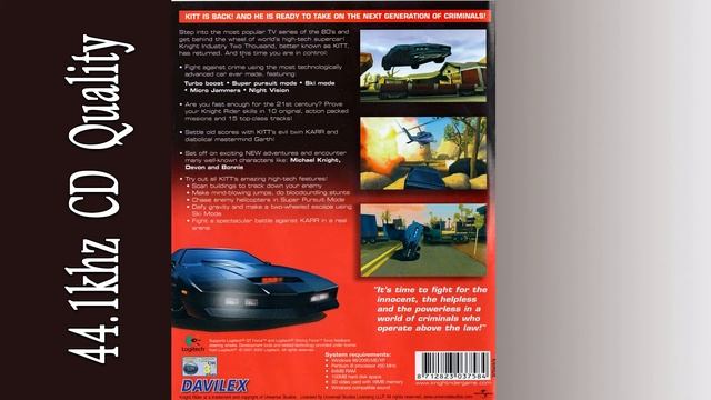 Knight Rider: The Game Soundtrack 2002 - CD Music