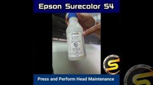 EP.118 Epson surecolor "Head maintenance" 😄