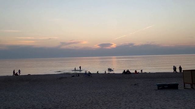 прекрасный вечер у моря/ разговоры ни о чем/ #балтийскоеморе #palanga