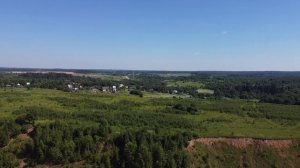 Сычево Волоколамский р-н озеро с квадрокоптера 2021