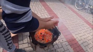 Азербайджанский суп бозартма из говядины.Готовим в казане.