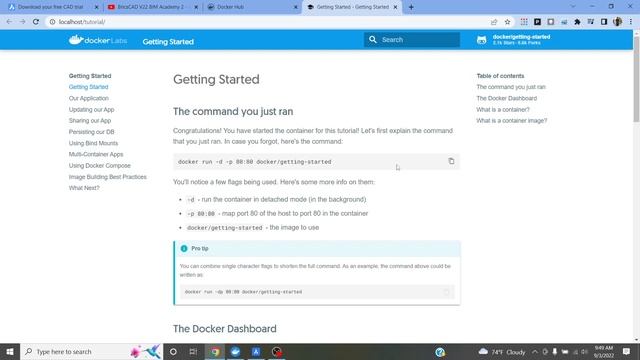 Docker for Desktop on Windows Quick Start Tutorial смотреть онлайн