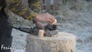 ПРОСТЕЙШАЯ ручка для банной двери. Сделал для бани-землянки