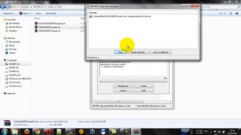 How to Repair Winrar Corrupted Files (rar, partx.rar) Work with Recovery Records Only