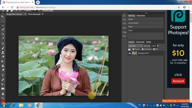 Hướng dẫn ghép ảnh online đẹp với Photoshop Online cực dễ смотреть онлайн