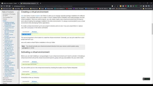 Creating a Virtual Environment in VS Code using venv - Python смотреть онлайн