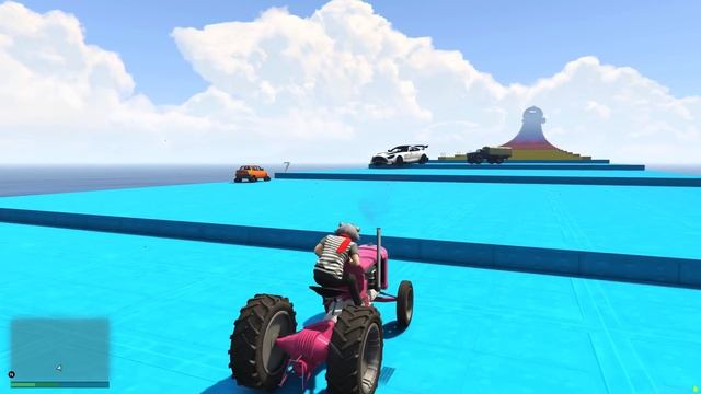 НА ЭТОМ КОЛЕСЕ НЕВОЗМОЖНО ПРОИГРАТЬ!!! ЛЕСТНИЦА В GTA ONLINE!!! смотреть онлайн