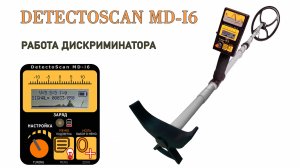 Работа дискриминатора металлоискателя DetectoScan MD-i6