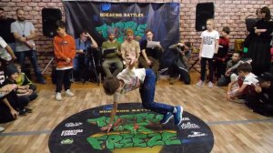 bgirl Masha vs bboy Puzzle vs Asus vs D key - брейкданс чемпионат TurtleFreeze Battle
