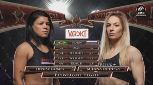 INVICTA FC 46. Денис Гомез одержала победу нокаутом над Миланой Дудиевой