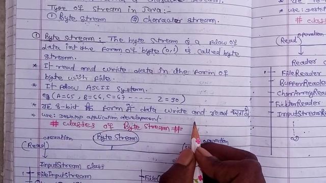 Stream in java |lec-3| file handling in java | AndroJavaOfficial
