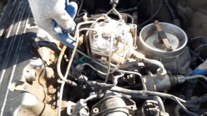 Мерседес 124. Снятие ке джетроника.