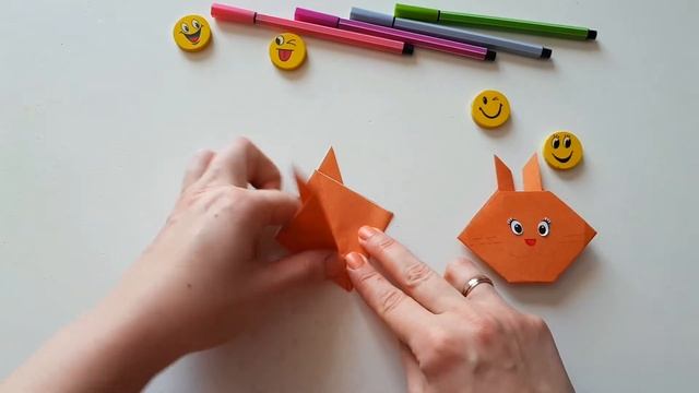 Как сделать ЗАЙЦА из БУМАГИ/ ОРИГАМИ смотреть онлайн