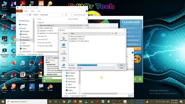 How to use Fabric and Optifine together || OptiFabric || in Tlauncher || Minecraft Optifine + Fabri смотреть онлайн