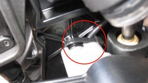 BMW R1200GS Adventure GPS Cradle Removal