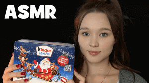 АСМР итинг киндер шоколад (мукбанг) | ASMR eating kinder chocolate (mukbang) ?