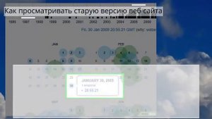Как просматривать старую версию веб сайта