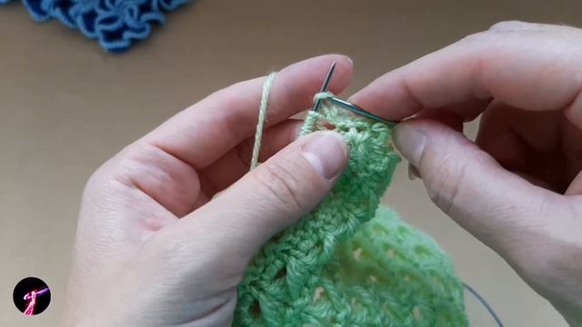 Простой узор спицами " 3d петля " из четырех рядов #узорыспицами