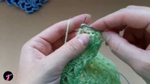 Простой узор спицами " 3d петля " из четырех рядов #узорыспицами
