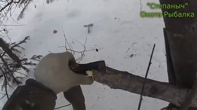 Маленькие хитрости Охотника-Промысловика "Как быстро закрепить наживку на жерди" смотреть онлайн