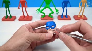 Dame Tu Cosita mix Siren head & Superheroes with clay ? Dame Tu Cosita's ? Polymer Clay Tutorial