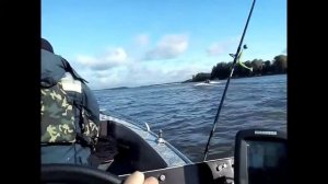 р.Обь. Южанка-Suzuki 40 2т против Вельбот42-Тohatsu 18 2т.